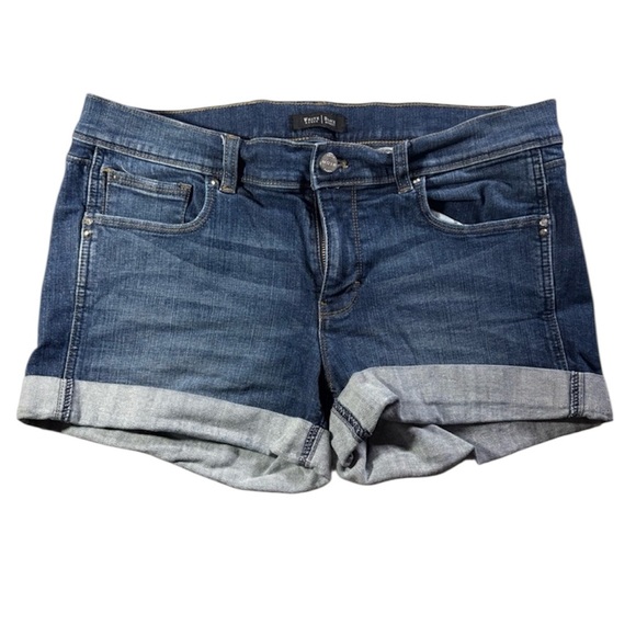 White House Black Market Pants - White House Black Market Dark Blue Denim Shorts